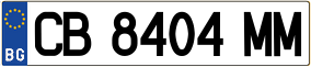 Truck License Plate